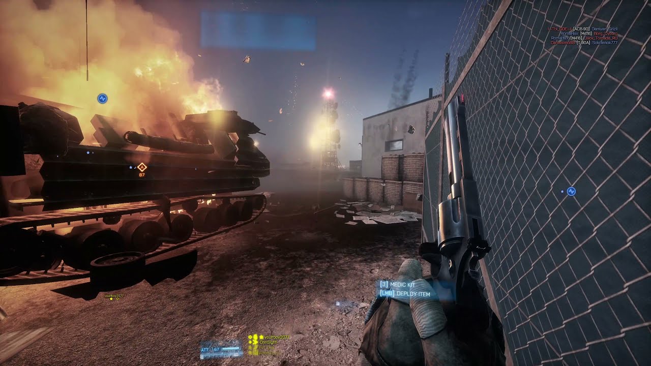 Battlefield 3 Hardcore Rush Tehran Highway AEK-971 So Close !