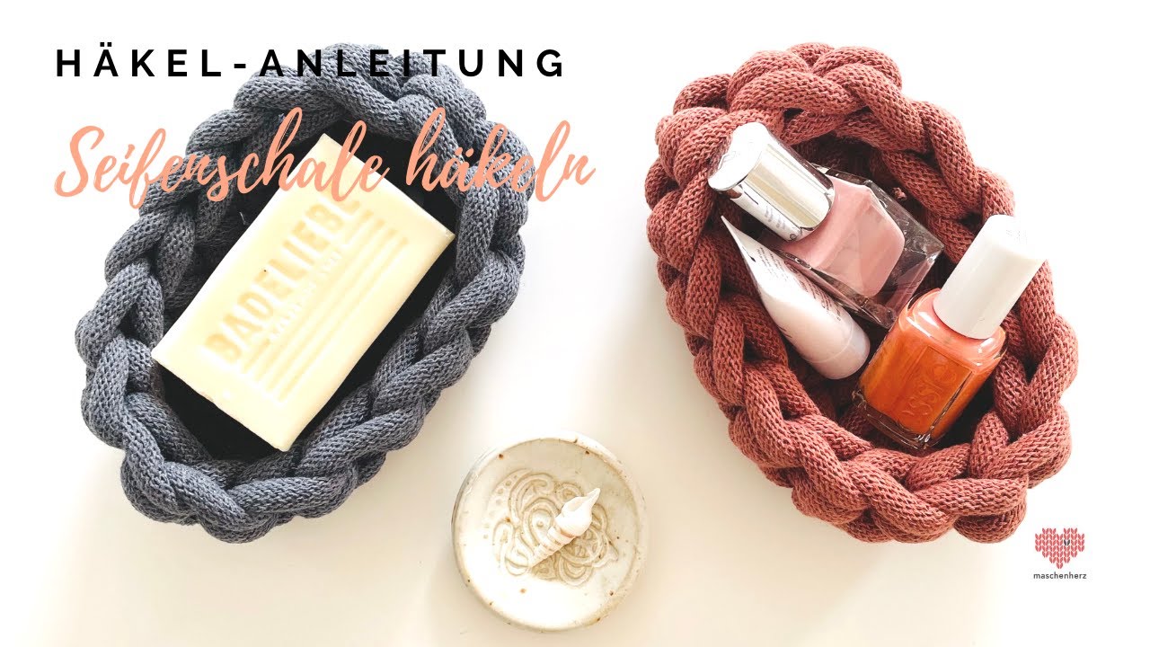 DIY Häkelanleitung Seifenschale häkeln