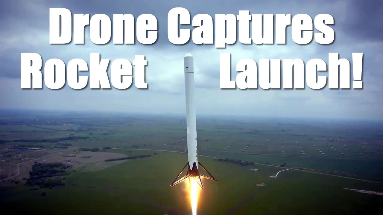 Amazing Drone Captures Rocket Launch