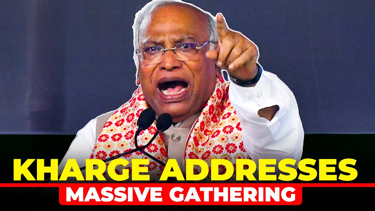 LIVE: Mallikarjun Kharge Addresses Public Gathering at Ramlila Ground, Haldwani I Uttarakhand