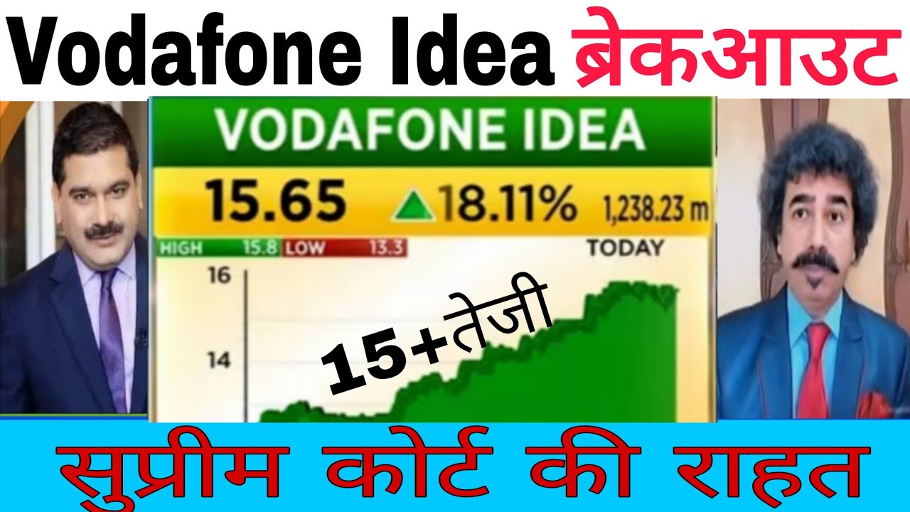 Vodafone idea share latest news today // What is the reason for the big rise in the share