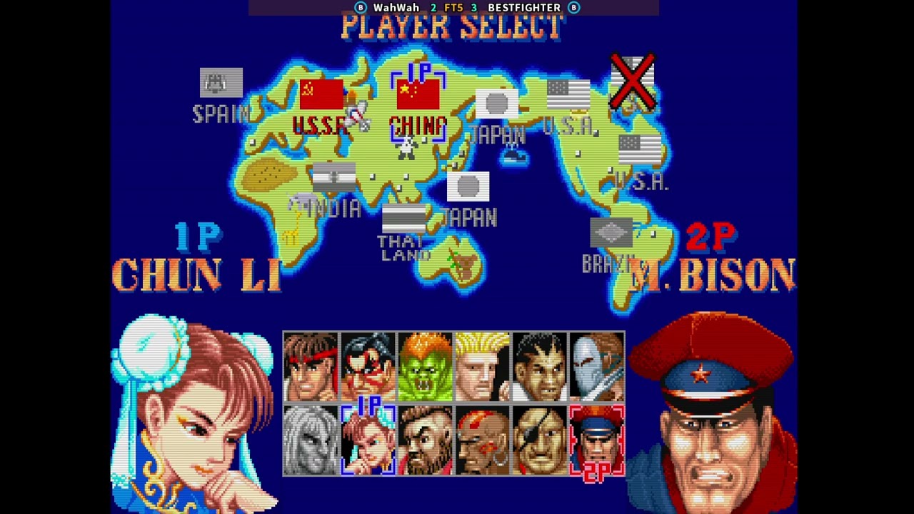 Street Fighter II': Champion Edition - 1/28/26 Wahwah (Chun Li) vs. Bestfighter (various) FT5