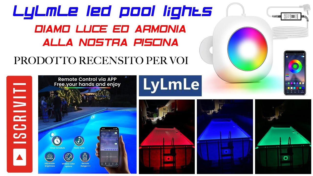ILLUMINA LA TUA PISCINA  