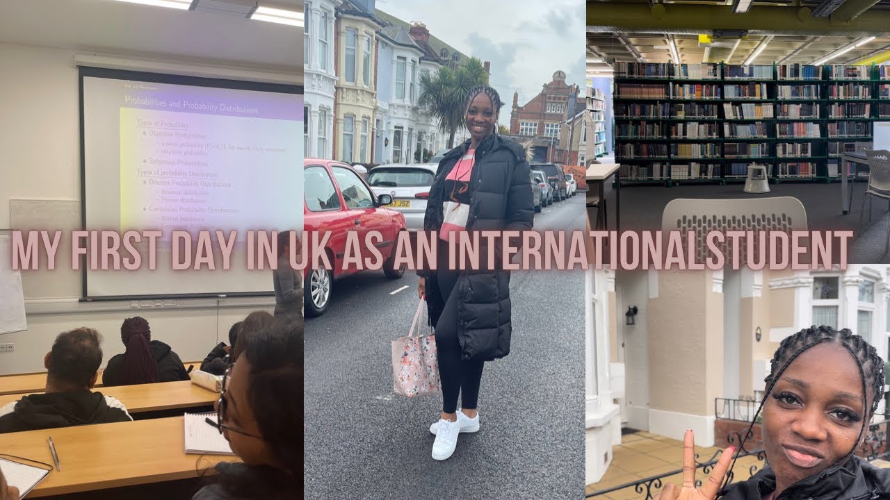 UK 🇬🇧LIVING:my first day in university of Portsmouth/getting my brb #ukliving
