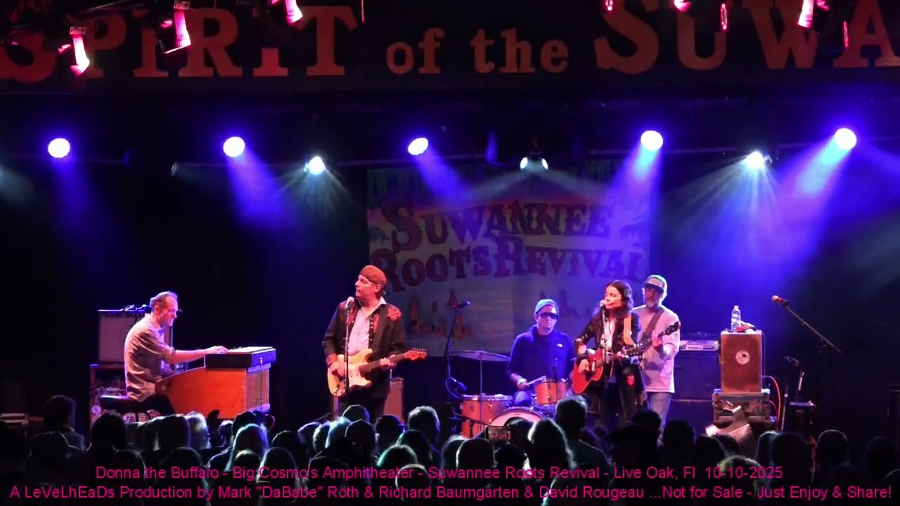 Donna the Buffalo - Big Cosmo's Amphitheater - Suwannee Roots Revival   Live Oak, Fl  10- 10- 2025