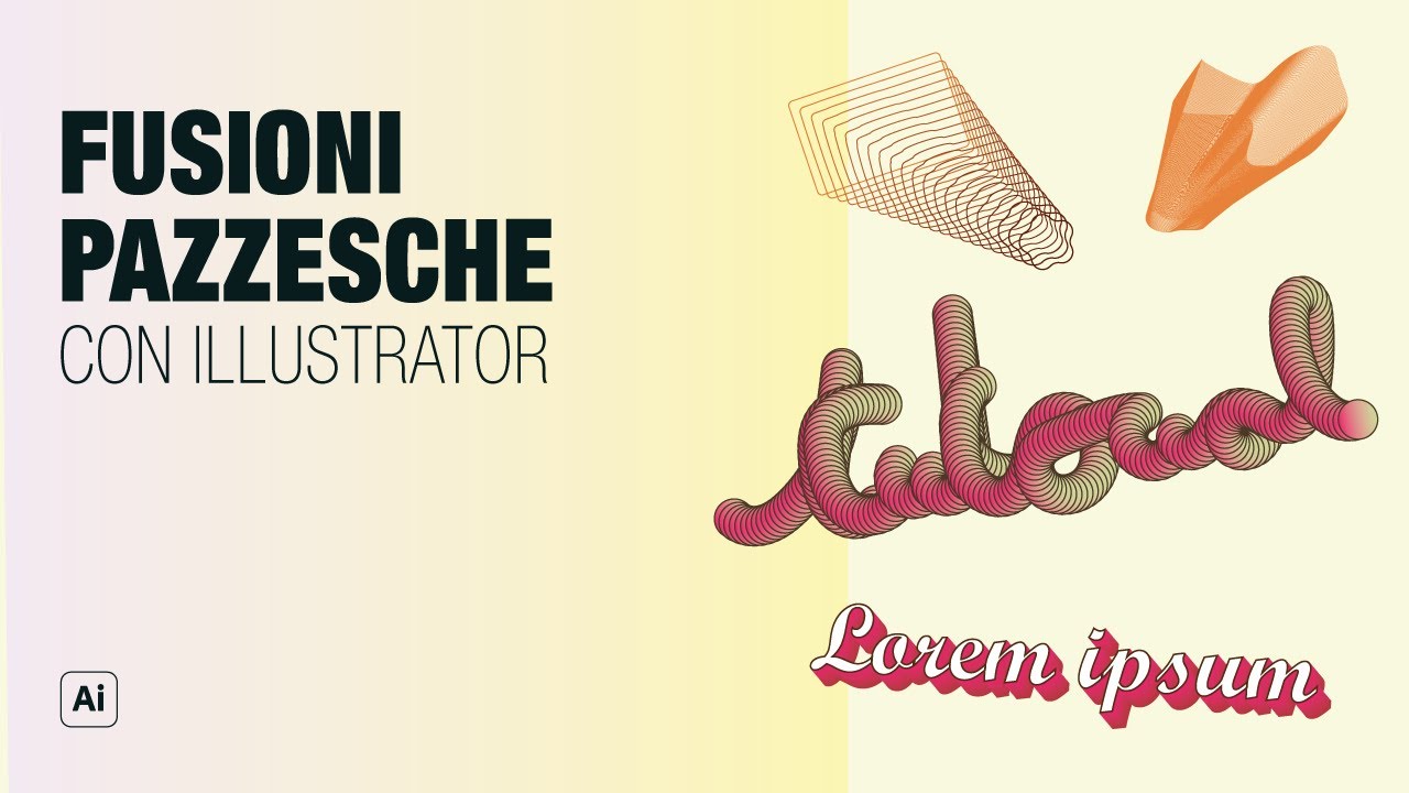 4 modi PAZZESCHI di usare la FUSIONE in Adobe Illustrator