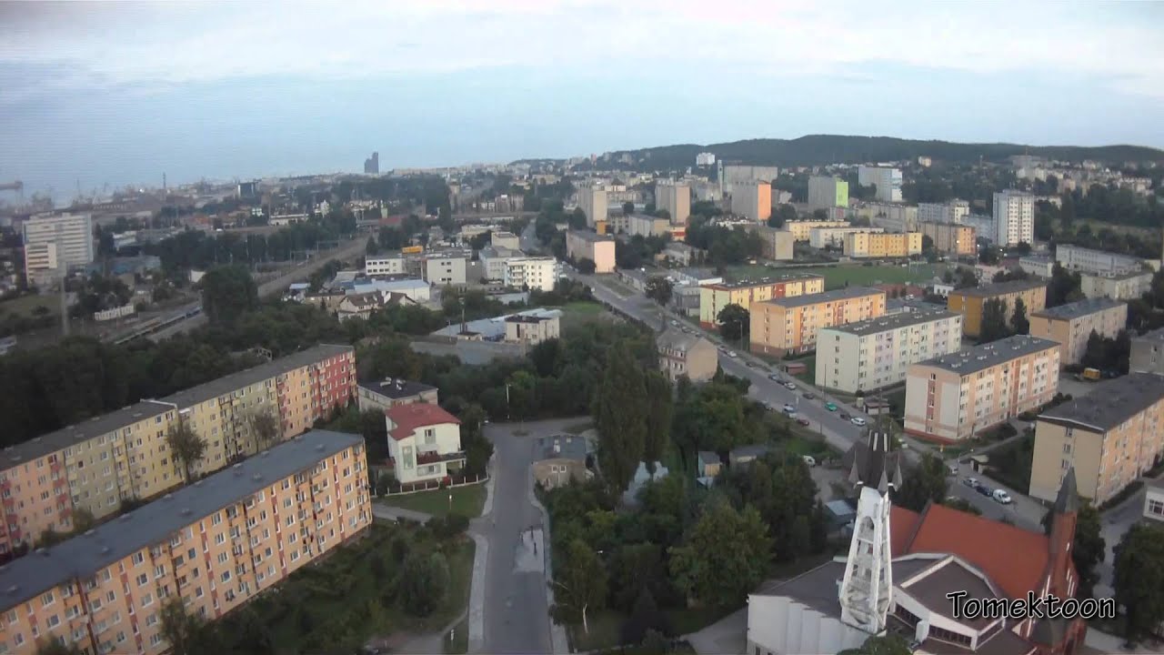 (z góry) Gdynia Chylonia - okolice ul. Młyńskiej, Chylońskiej
