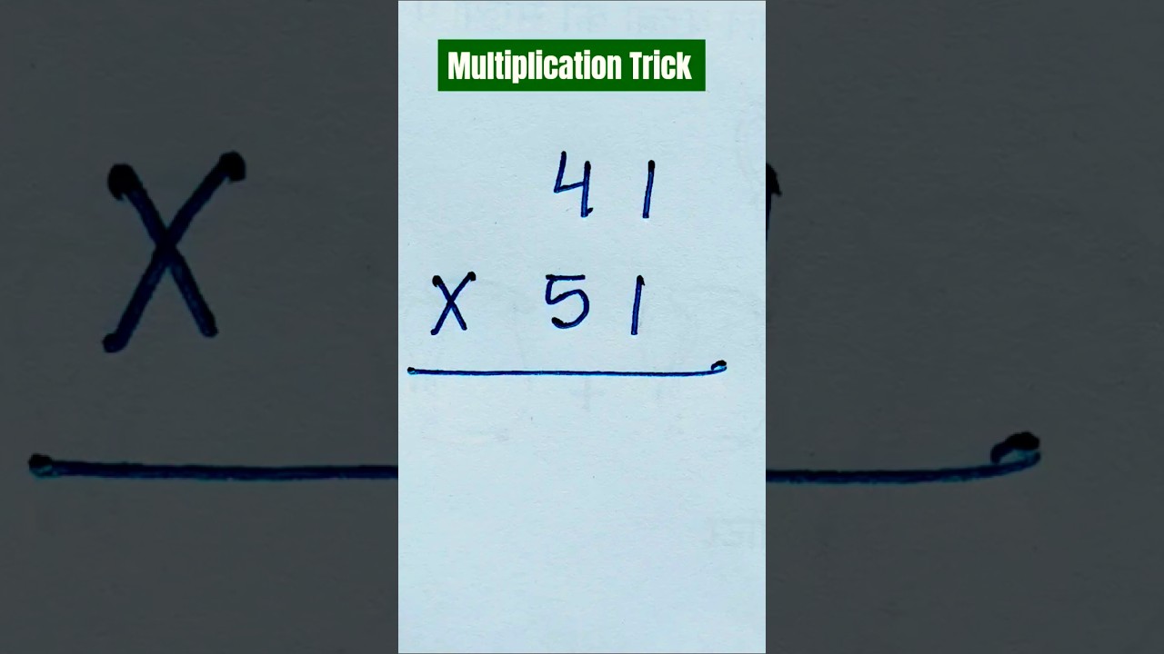 Multiplication Tricks To Make Mathematics Fun and Easy 😉 #math #multiplication