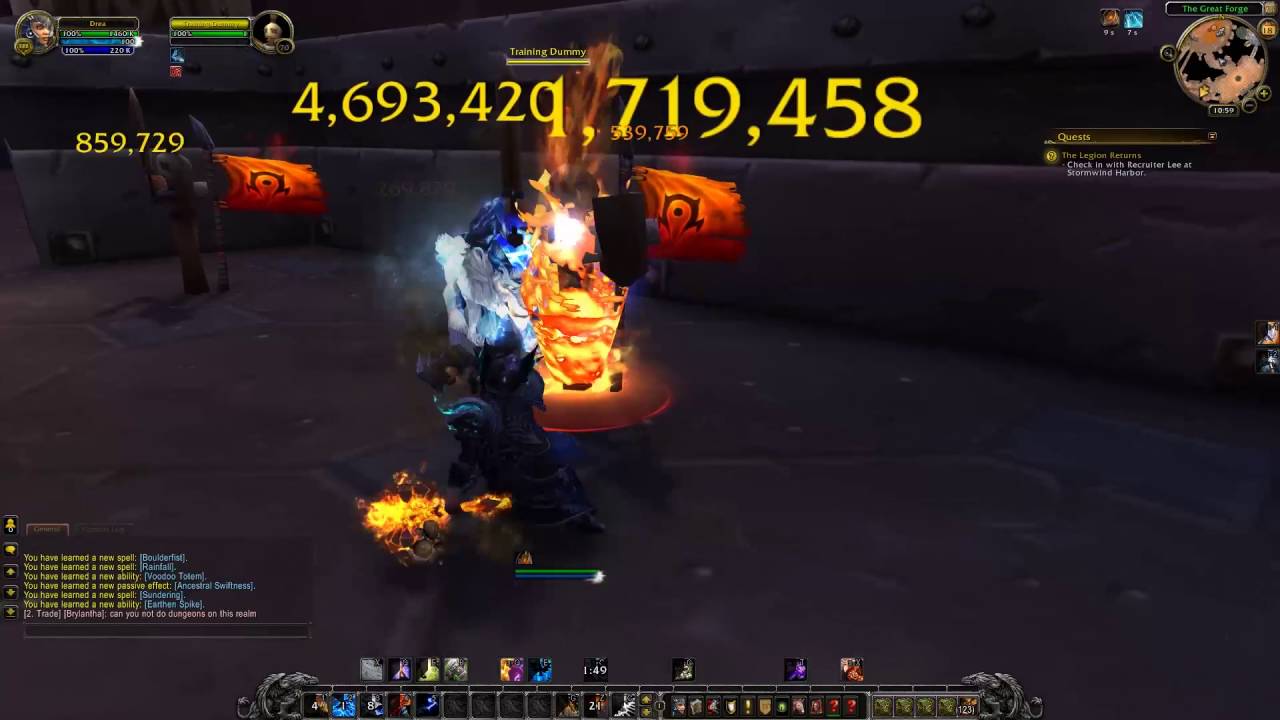 WoW Legion: Female Dwarf Enhancement Shaman