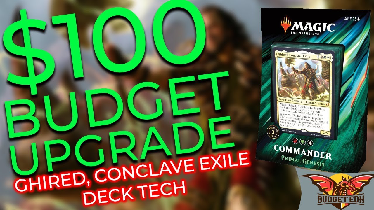 Primal Genesis Upgrades | Naya C19 Deck | Ghired | $100 Budget Deck tech | C19 | Magic the Gathering