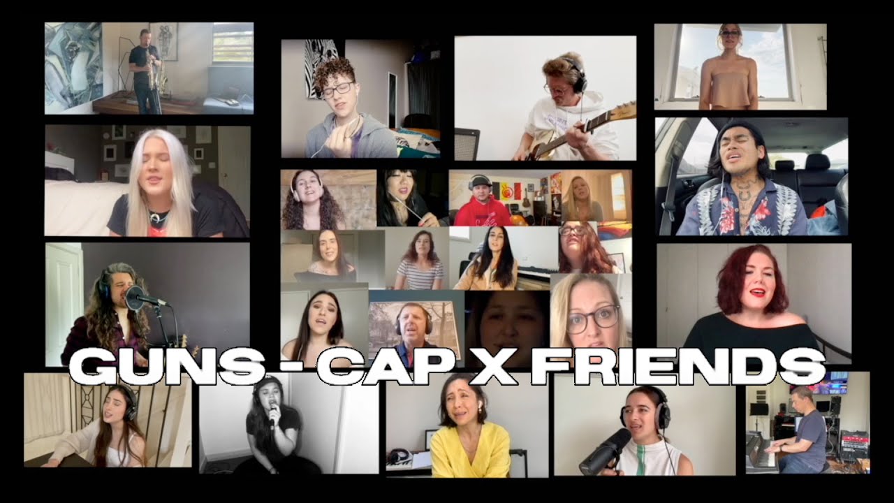 I asked some friends from TikTok to sing my new song ‘Guns’. Here’s the result…. 🖤