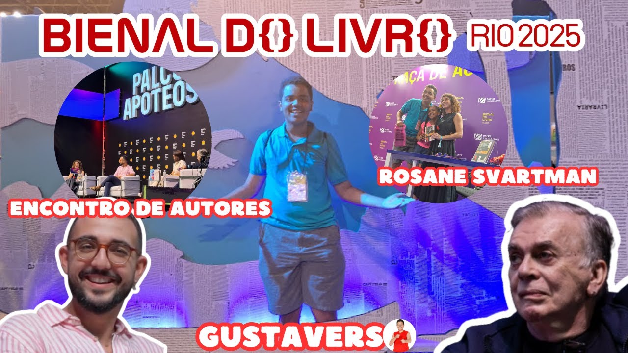 BIENAL DO LIVRO 2025 - Encontro de Autores de Novela📚📺 | GUSTAVO GARCIA