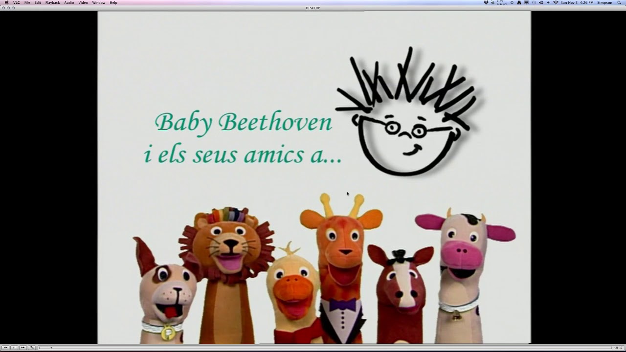 Opening To The Baby Beethoven Spanish 2003 DVD (All 4 Languages)