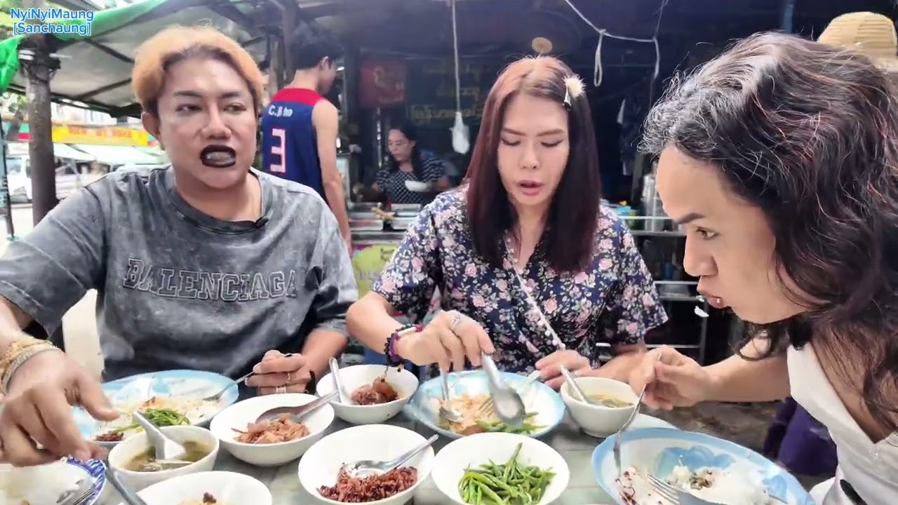 ဆီပြန်ဟင်း နဲ့ မှ မြန်မာထမင်းဟင်း စားချင်တယ်ဆိုရင် စျေးတန် အရသာရှိတဲ့ ကျွန်းတော လမ်း က ..