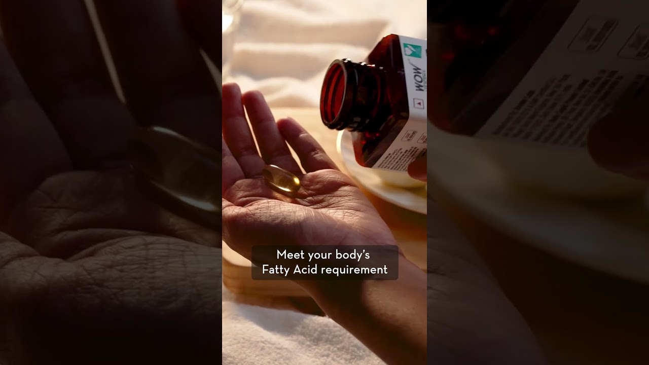 Take your daily dose of omega 3 for a healthy body & mind.