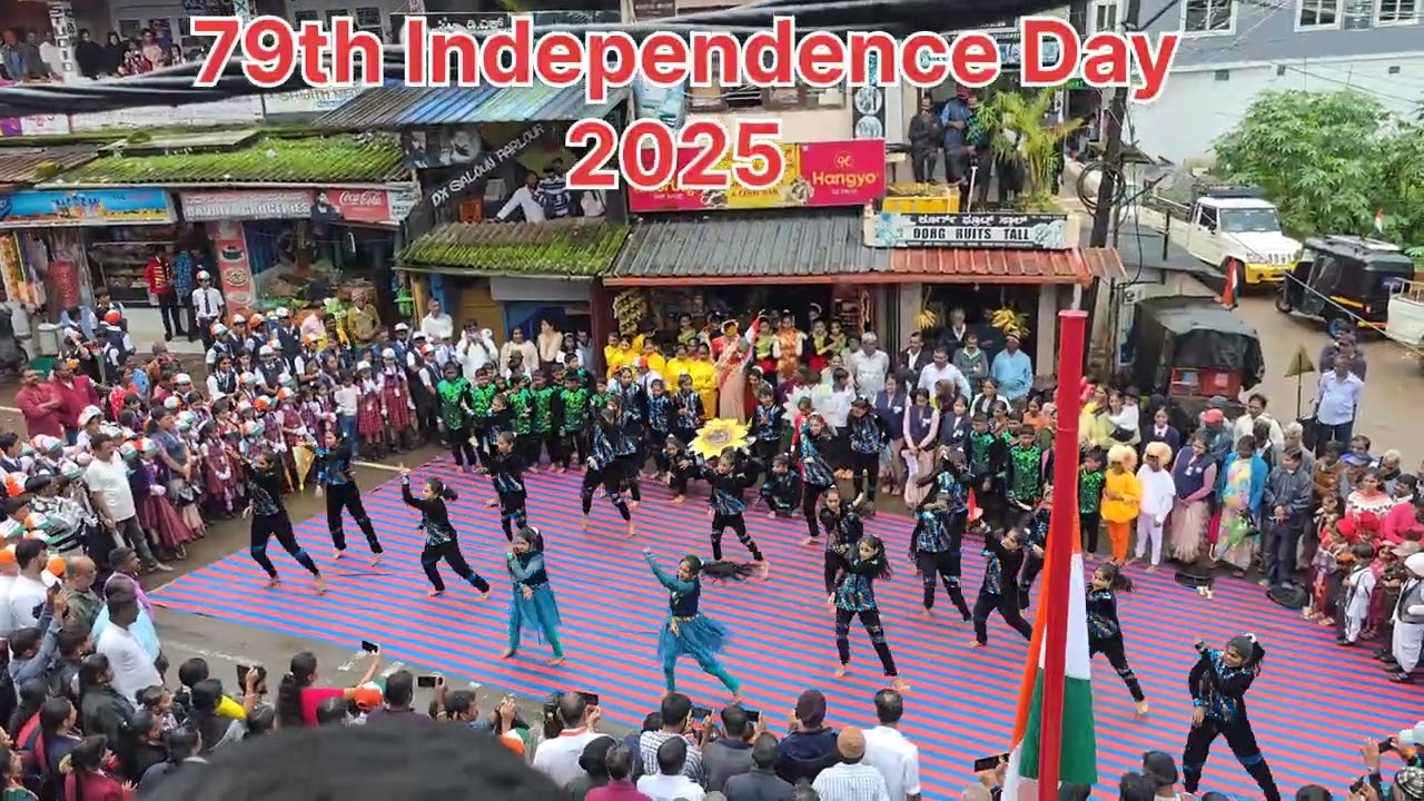 79th Independence Day Celebration ||Nirmala Vidya Bhavan School ||HATTIHOLE ||#independencedaydance 