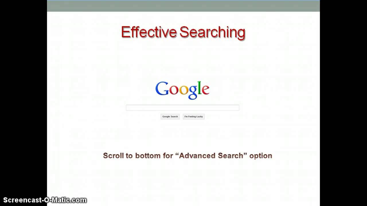 CCSS 4C's Effective Search