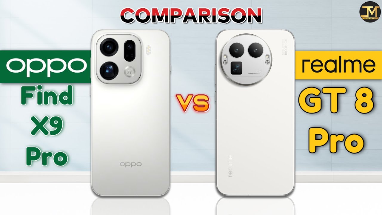 realme GT 8 Pro vs OPPO Find X9 Pro : Which Phone is Best❓🤐