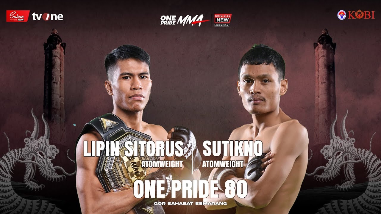 LIPIN SITORUS VS SUTIKNO | FULL FIGHT ONE PRIDE MMA 80 KING SIZE NEW #5 SEMARANG