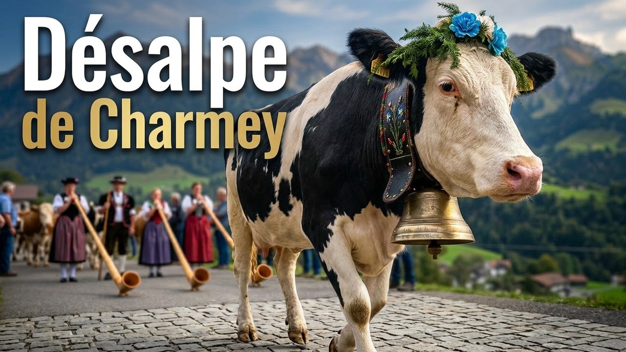 Désalpe de Charmey - 27 Septembre 2025 🐄🇨🇭 | Descente Alpine à Gruyère #Desalpe #Charmey #Suisse