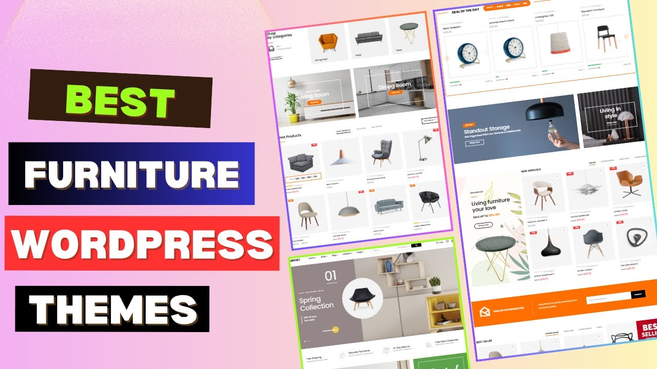 Best Furniture & Interior Design WordPress Themes. How to Create a Furniture Interior Design Website