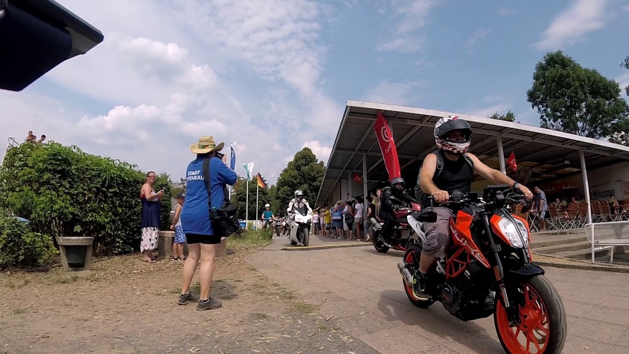Laurentiusfest Zwenkau 2018 - Die Biker rollen ein!