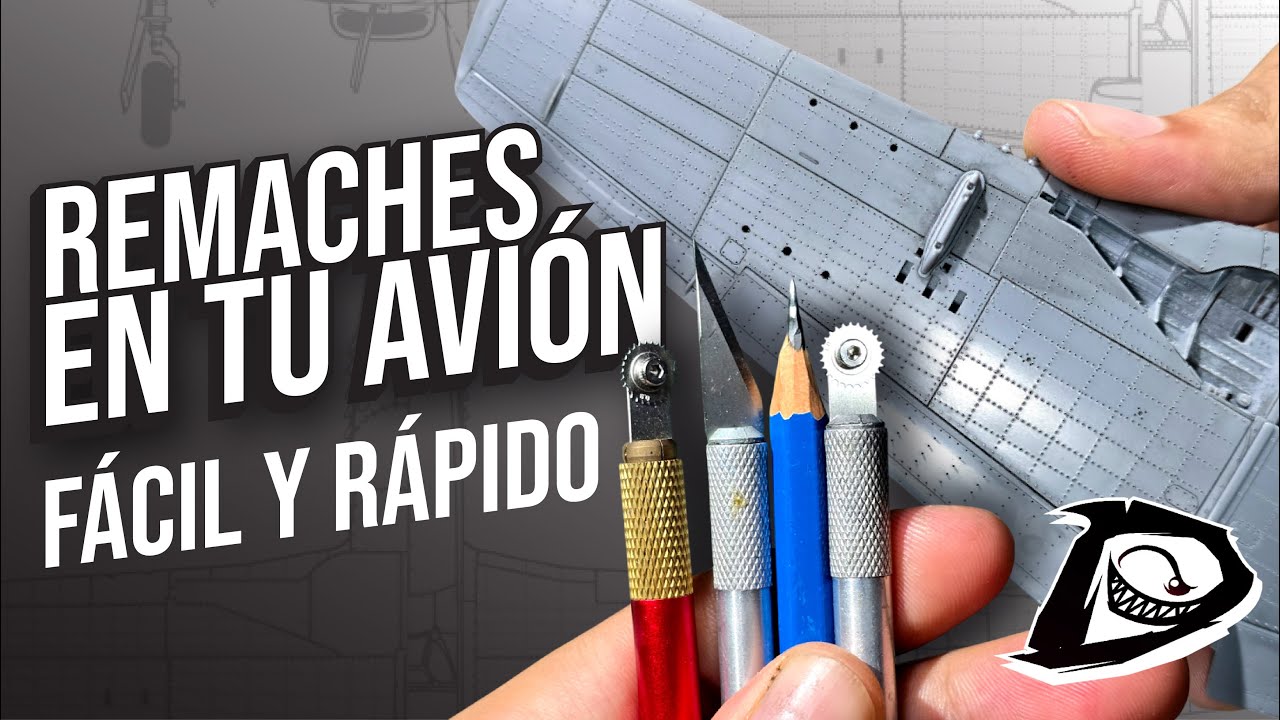 APRENDE HACER REMACHES EN TU AVIONES, RIVETS
