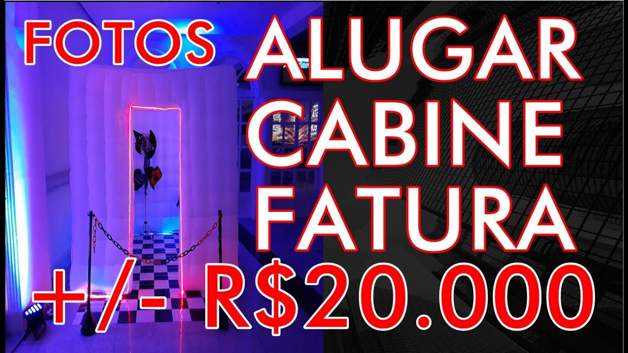 Quanto Fatura Alugando Cabine De Fotos E Totem Fotográfico?