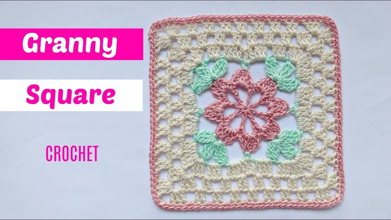 Tutorial granny square crochet paso a paso