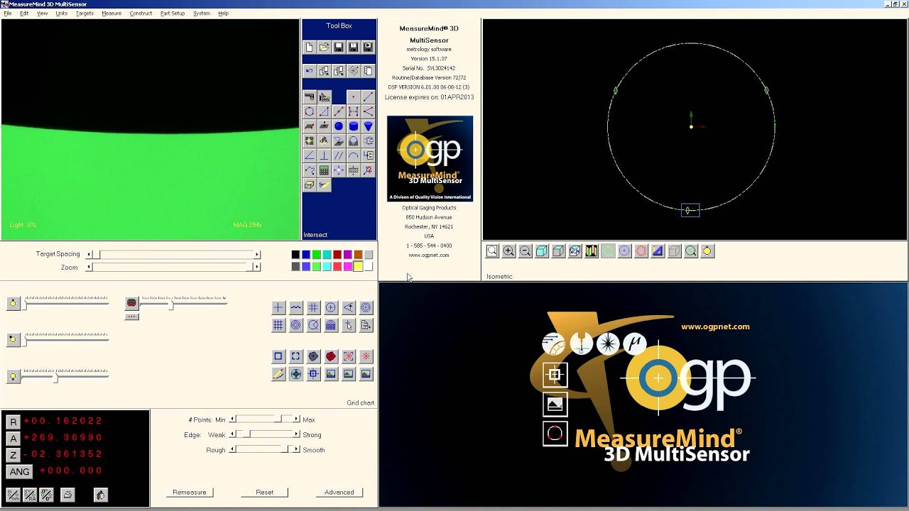Selecting Multiple Features with MeasureMind 3D Multisensor