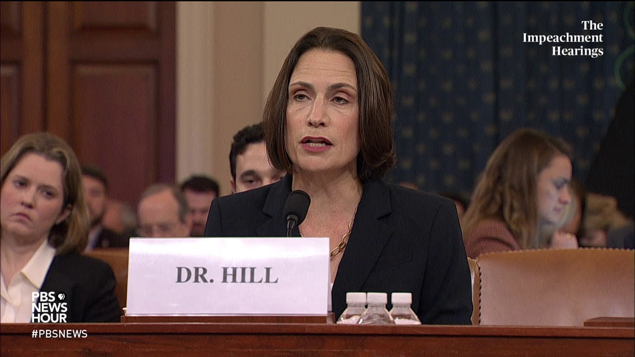 WATCH: 'I am an American by choice,' Fiona Hill says | Trump's first impeachment hearings