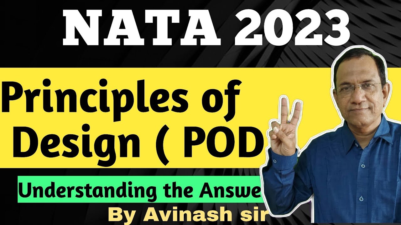 Principal of Design | POD | NATA 2023 | Moghe's Institute Avinash sir|
