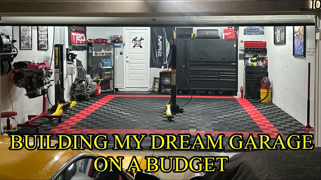 BUILDING MY DREAM GARAGE ON A BUDGET FOR MY MR2s