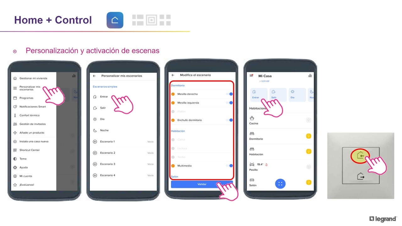 Aplicación HOME+CONTROL: tutorial de uso y detalles