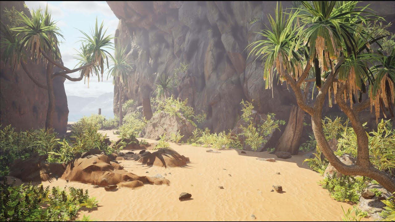 Coastal Beach Cliffs | Speed Level Design - UE5