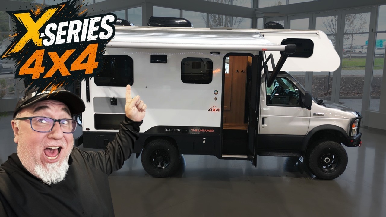 🚙Эксклюзивный первый взгляд: Adventurer X-Series 4x4! Самый экстремальный автодом класса C, в кот...