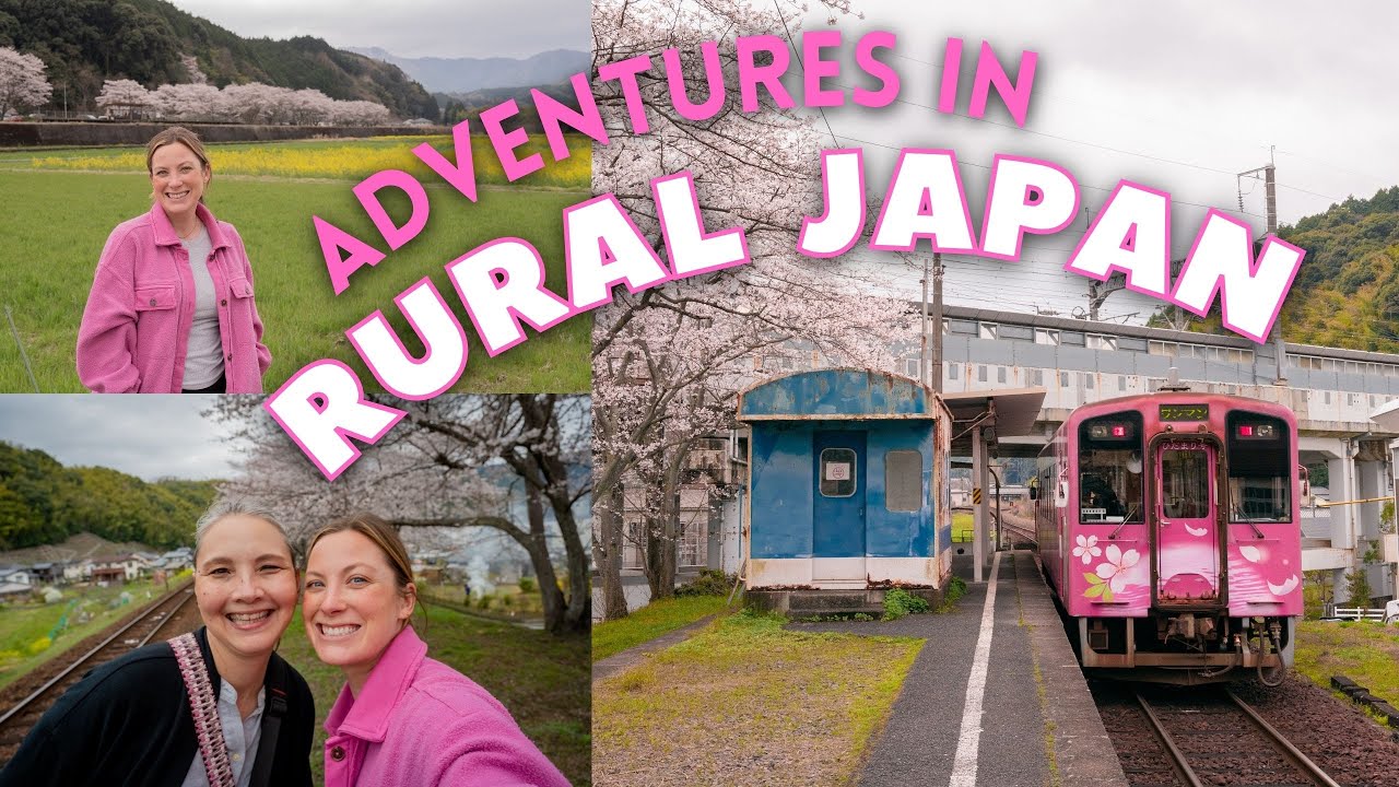 Adventures in Rural Japan! Chasing tiny train stations and cherry blossoms #iwakuni