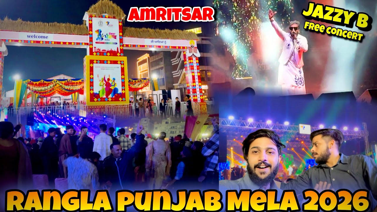 Rangla Punjab Mela Amritsar 2026🎡 || Jazzy b Free Concert😱🤩 || @Paras_vlogss 