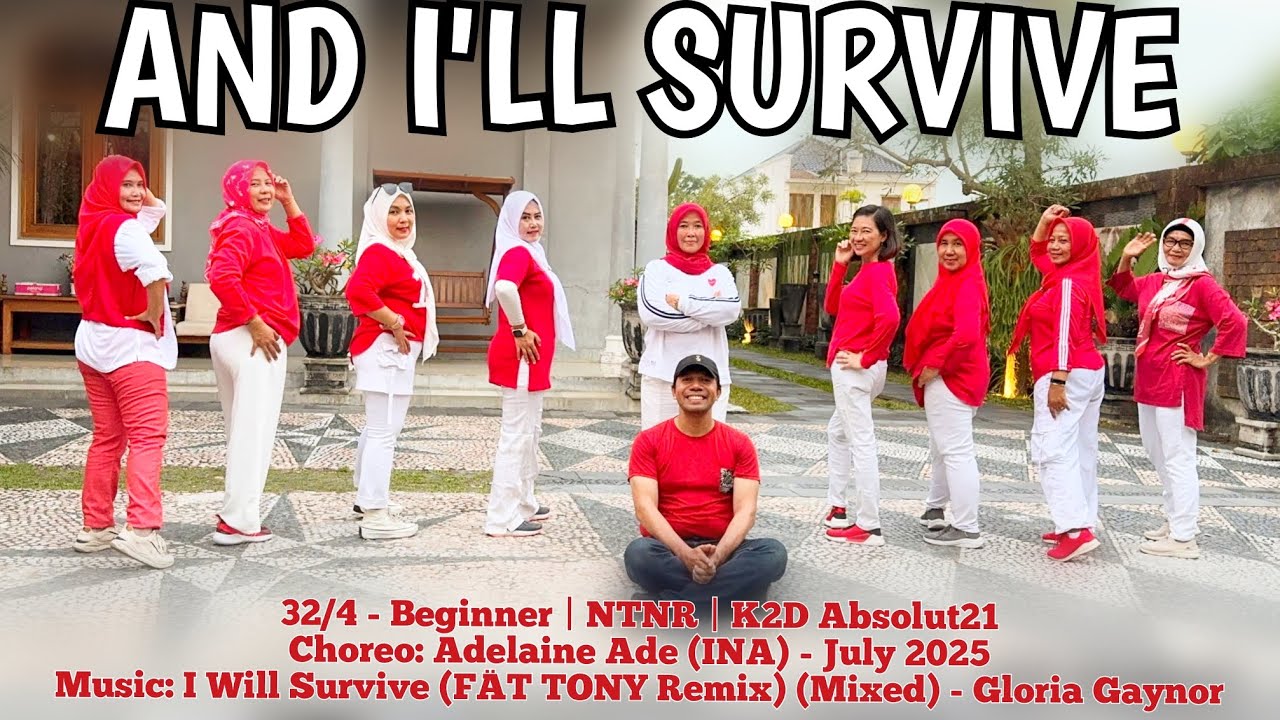 And I'll Survive Line Dance | Beginner | @adelaineade5599 (INA) - july 2025