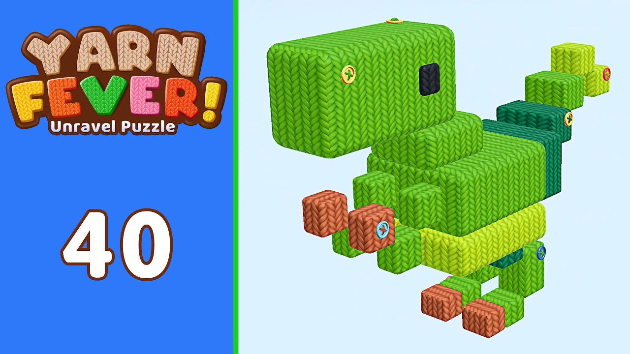 Yarn Fever! Unravel Puzzle Level 40 | Every Puzzle Solved! 🎯