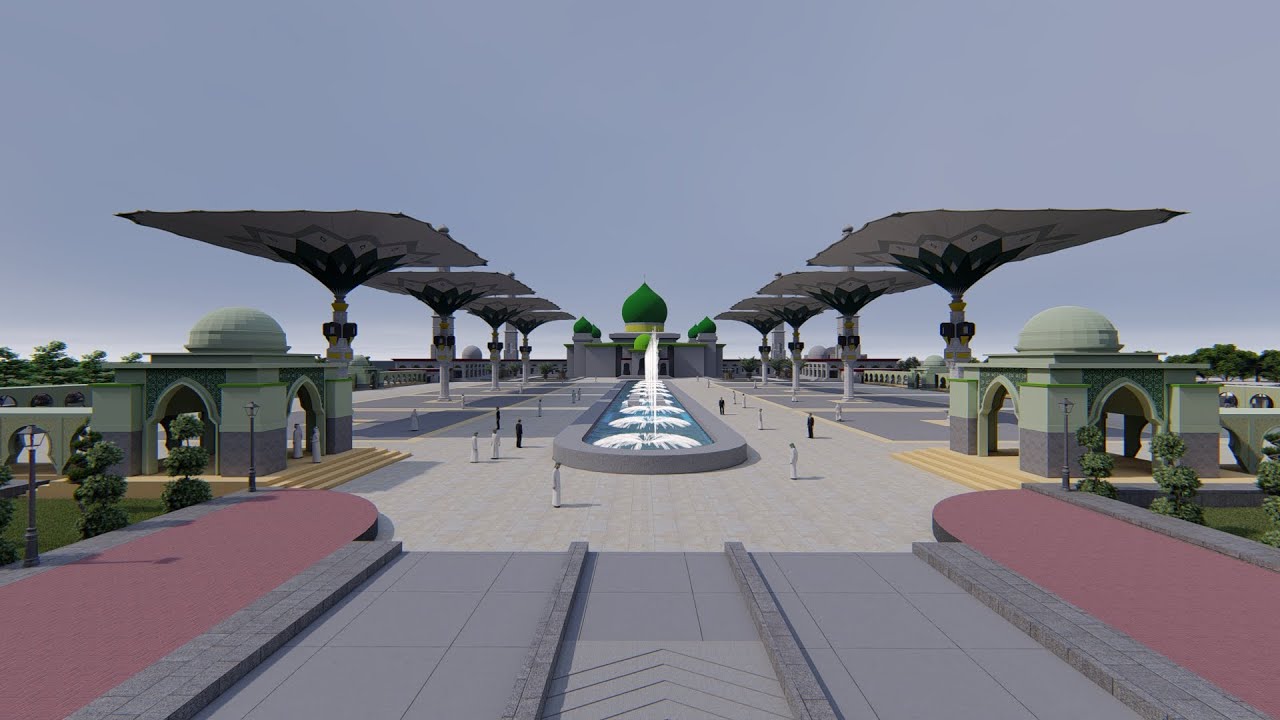 ANIMASI PERENCANAAN MASJID AGUNG ANNUR PEKANBARU MP4
