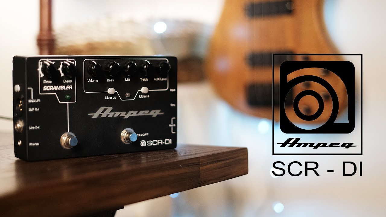 AMPEG SCR-DI BASS PREAMP REVIEW