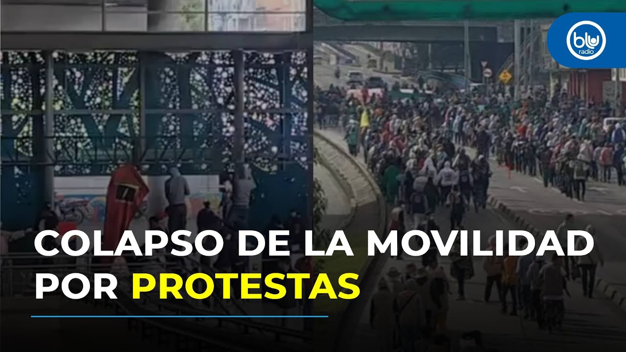 Vandalismo y bloqueos en Bogotá: balance de las manifestaciones en diferentes puntos de la ciudad