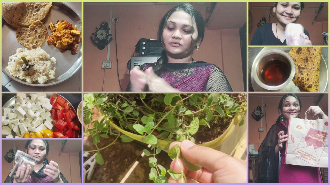 आजचा घरगुती धमाका 🤩 | South Indian Special + Paneer | Flipkart Haul 🛍️ | Chaha-Paratha & Self Care