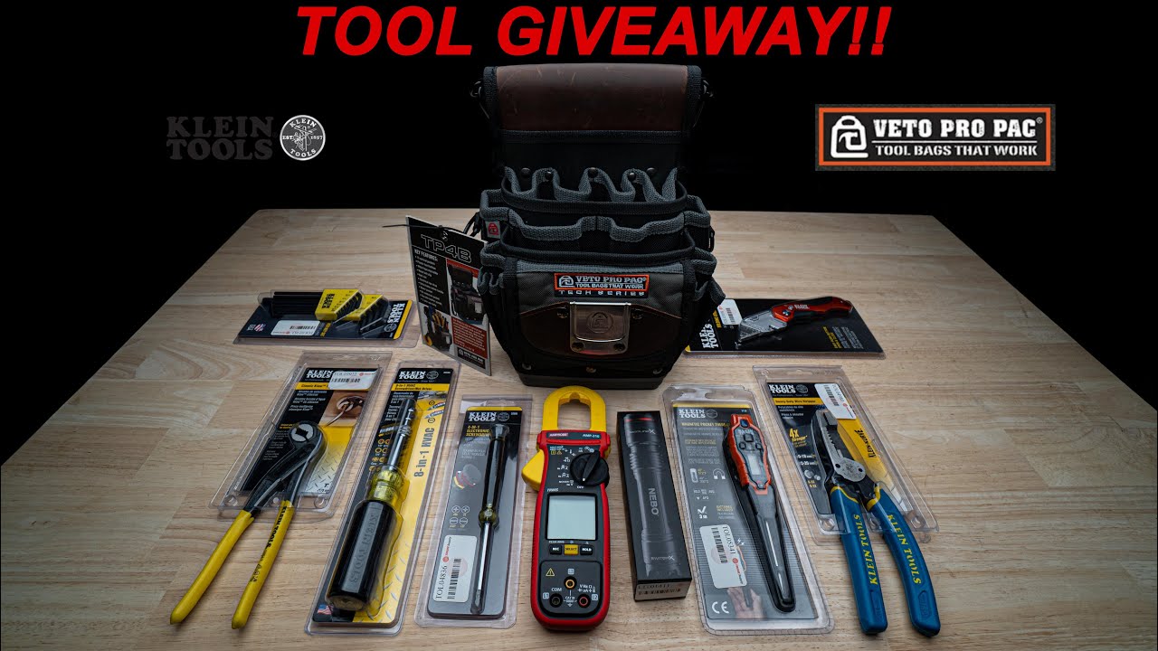 GIVEAWAY! - Perfect Service Bag For HVAC | Veto Pro Pac & Klein Tools!!!