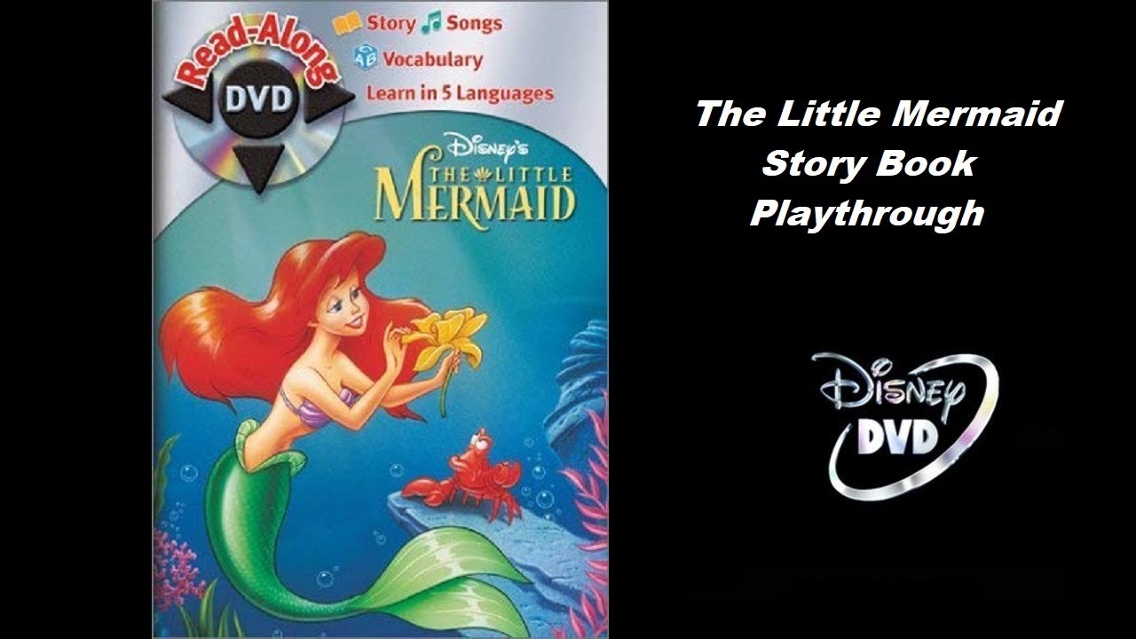 The Little Mermaid: Read Along Story (DVD) Playthrough (Gameplay)
