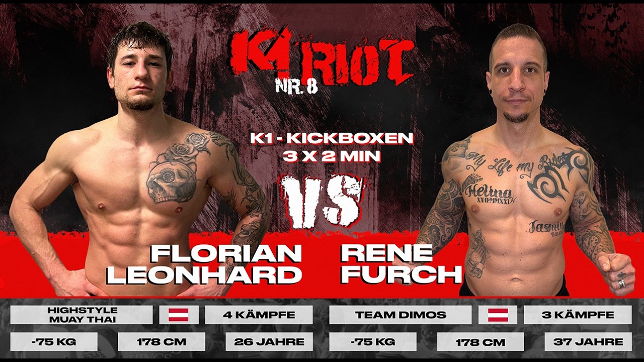 K1RIOT 8.0 | LEONHARD VS. FURCH | 07.03.2026 | Halle B, Baden