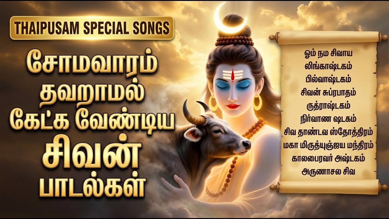 Monday Powerful Shiva Tamil Devotional Songs | Popular Sivan Tamil Bakthi Padalgal