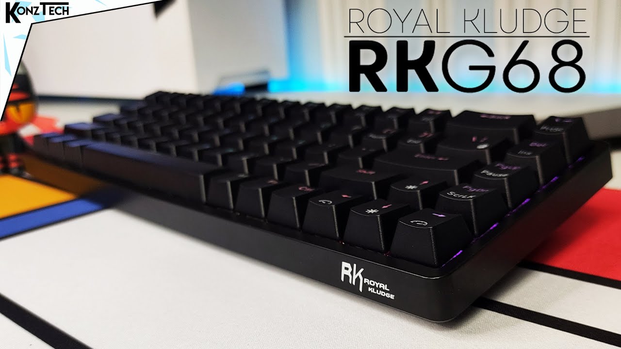 Лучшая механическая клавиатура с гарантией 65% — Royal Kludge RK G68/RK837 Hotswap — версия 2021 ...