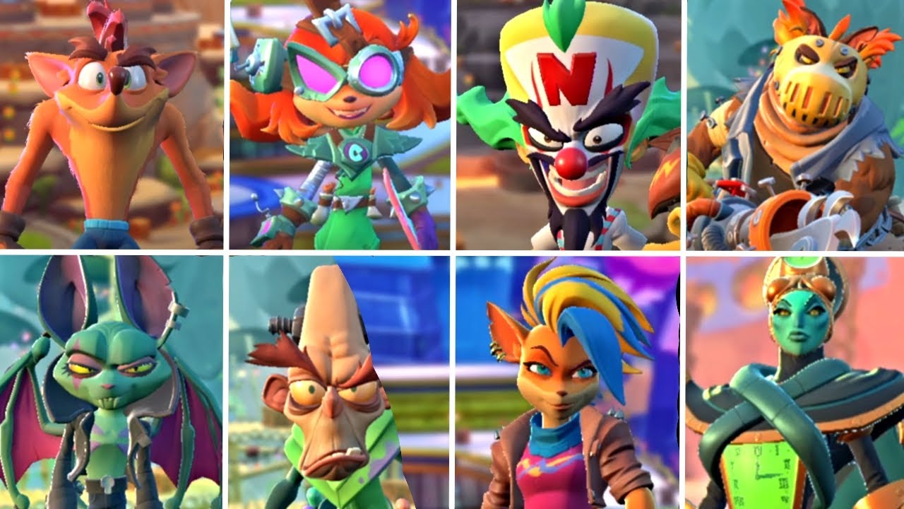 Crash Team Rumble - All Characters Unlocked Gameplay